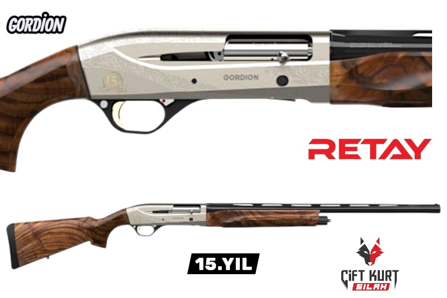 RETAY GORDİON 15.YIL BEYAZ YİVSİZ AV TÜFEĞİ